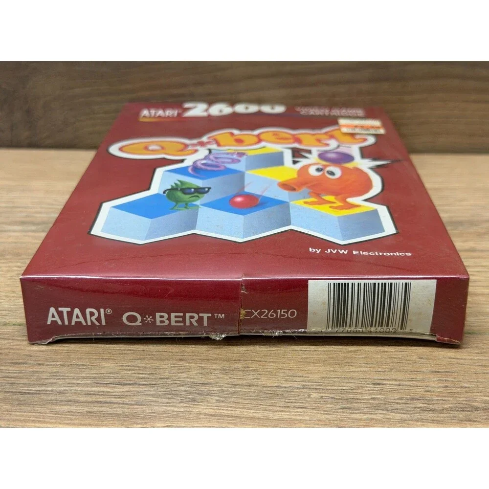 Qbert (Atari 2600, 1988) New Factory Sealed!